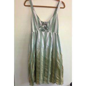Green Ombre summer dress